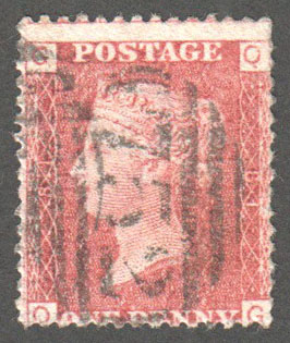 Great Britain Scott 33 Used Plate 81 - QG - Click Image to Close